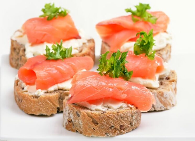salmon healthy snack
